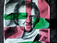 Steve-Mcqueen-acrilico-e-grafite-su-carta-cotone-28x38-2010